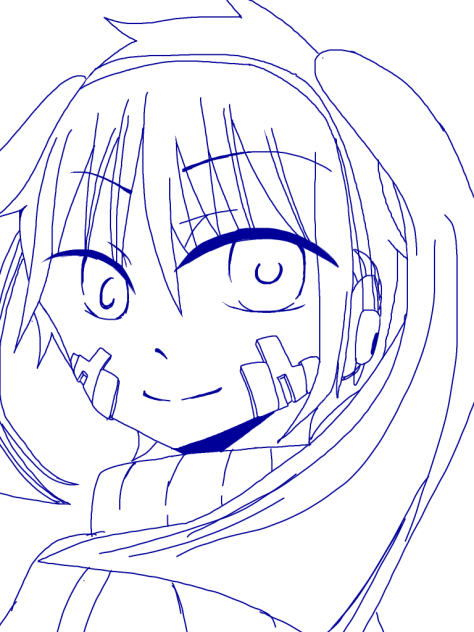 エネちゃん 線画