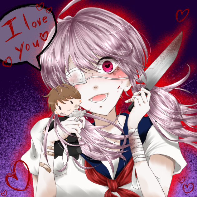 ヤンデレちゃん 描いてみた