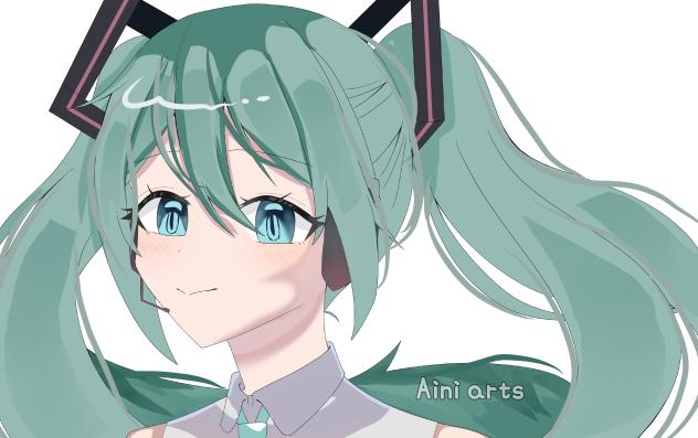 I colored Hatsune Miku