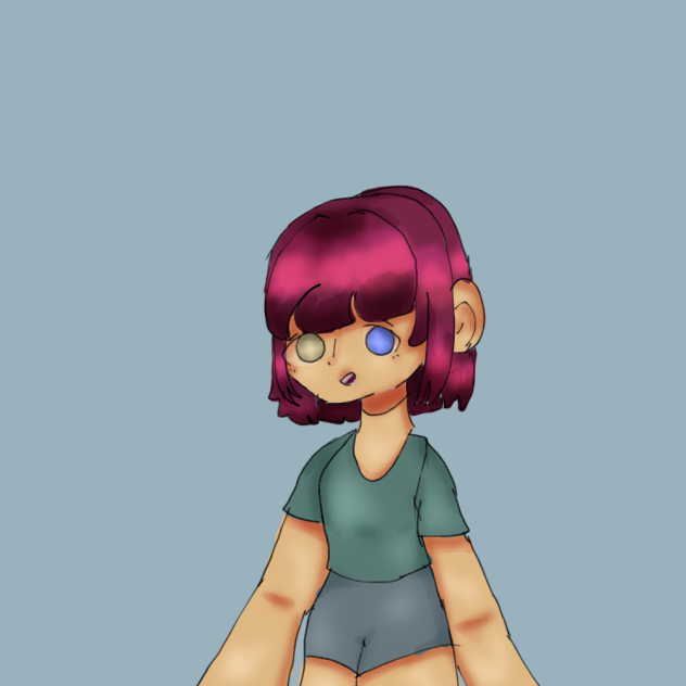 drawing without seeing the colors used