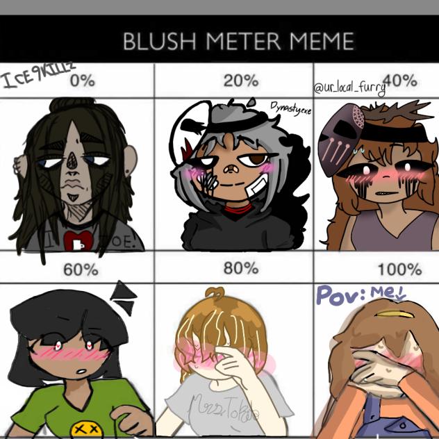 Blushing collab
