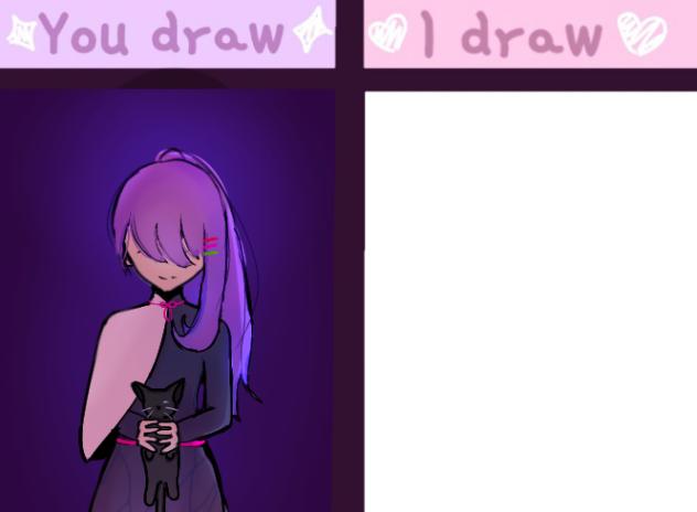 I draw you draw with via