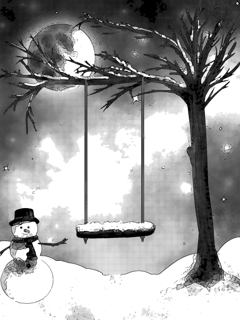 Snowman and swing2