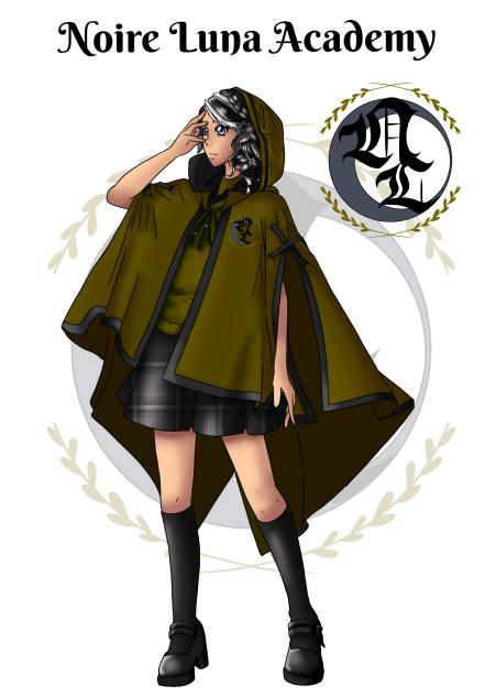 Noire Luna Academy school uniform