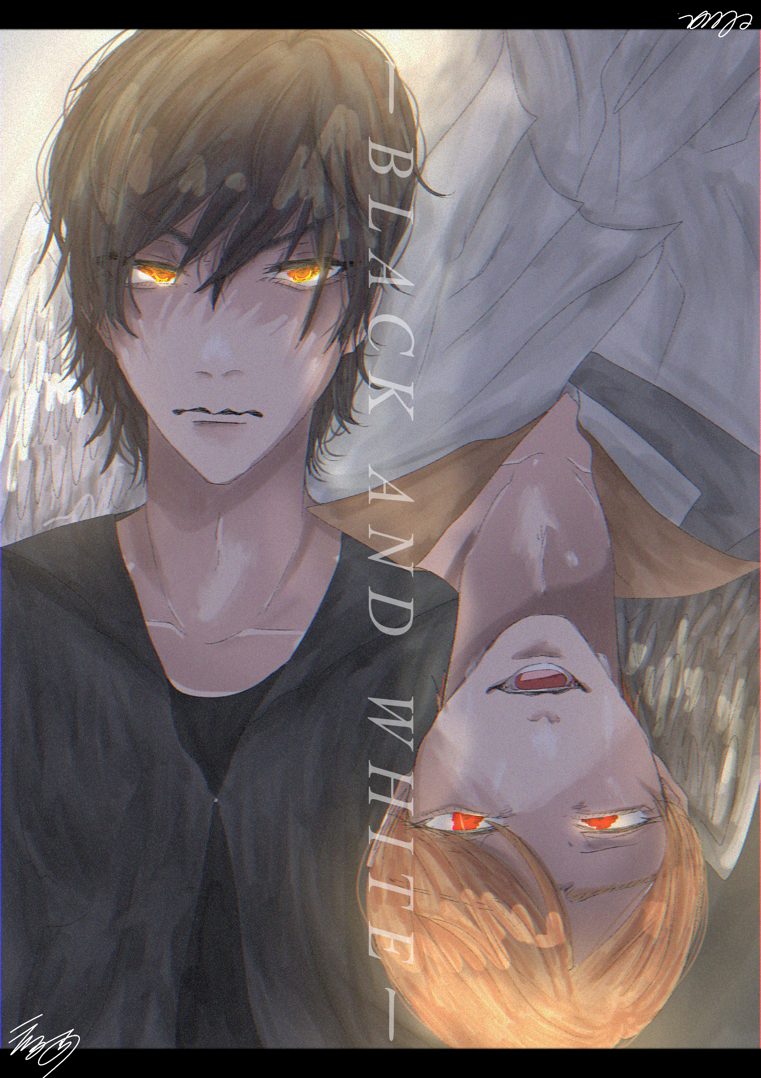 黒い天使と白い悪魔 - ibisPaint