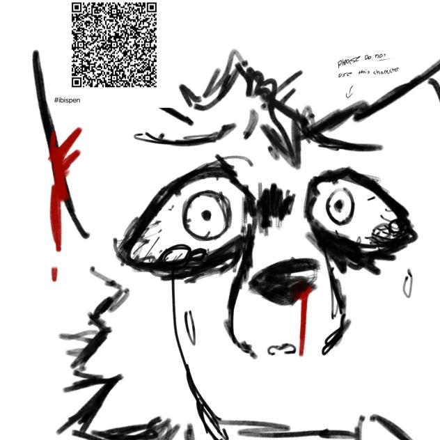 Charcoal sketch brush