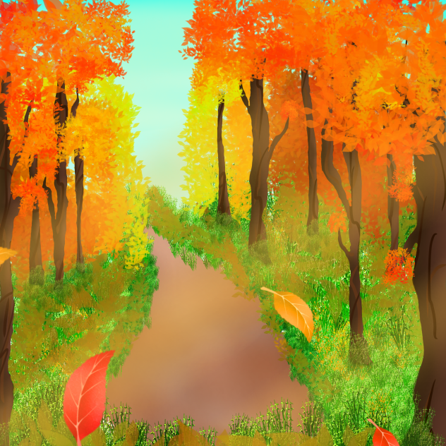 AUTUMN SUNSHINE - ibisPaint