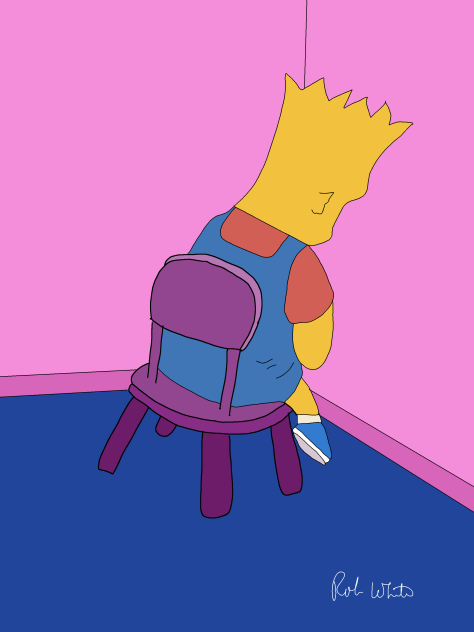 Bart in the Corner