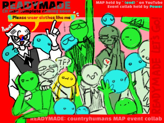 Countryhumans Countryballs collab 🇰🇷