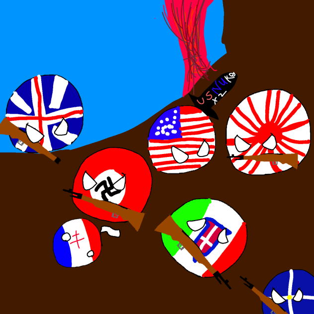 第二次世界大戦のノルマンディー上陸作戦 ibisPaint