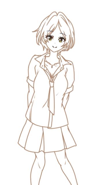 速水奏 線画