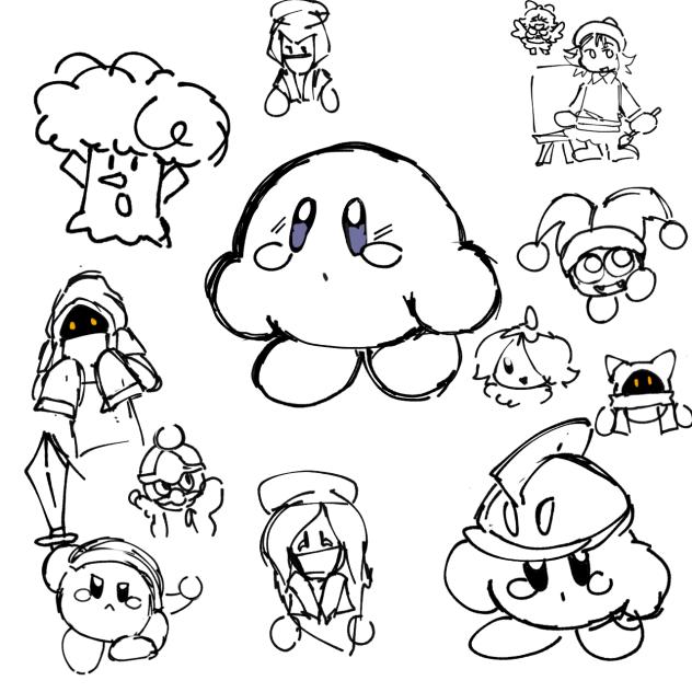 Stupid Kirby doodles