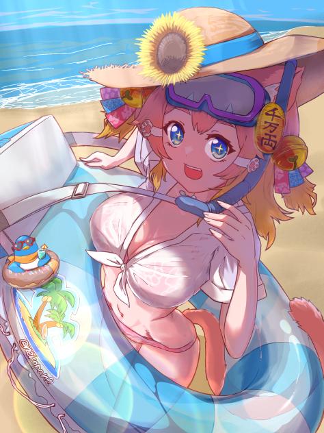 夏の縁起イイネちゃん