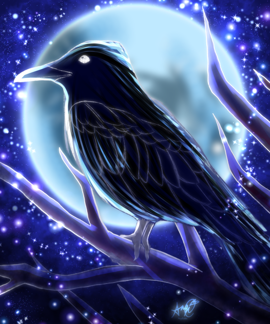 Inktober Day 5 - Raven