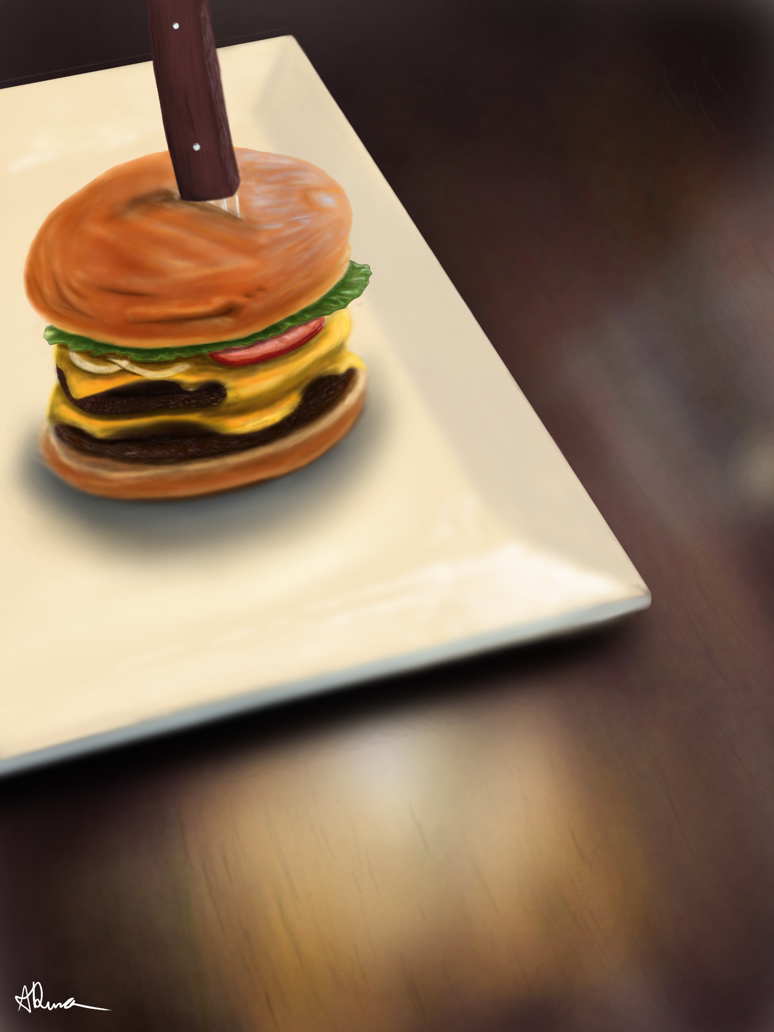 Burger - ibisPaint