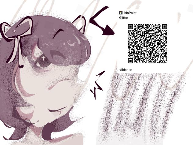 Glitter + Lineart Brush