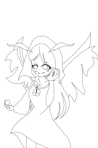 (モンスト)ルシファー線画