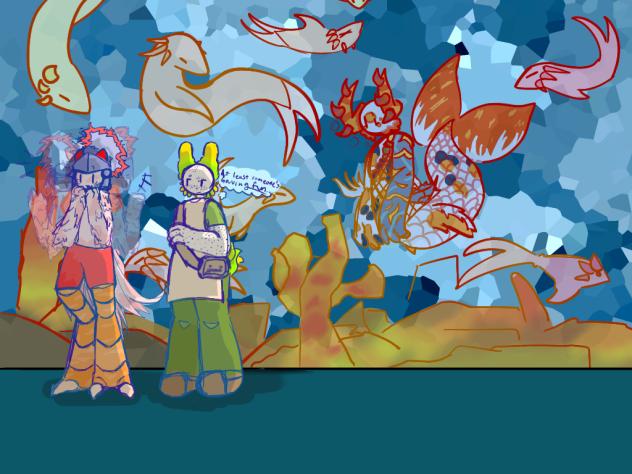 [345] • Aquarium Date - SWORD SPAWNDAY!!