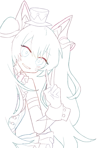 【線画】ミク誕2019