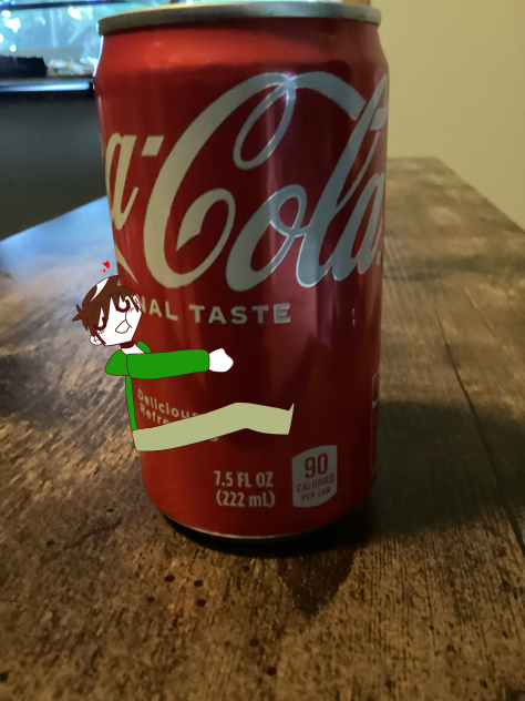 Edd just really loves cola