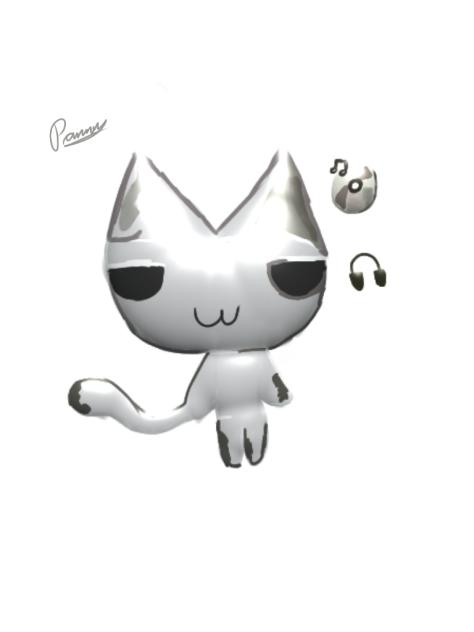 3D Cat - ibisPaint
