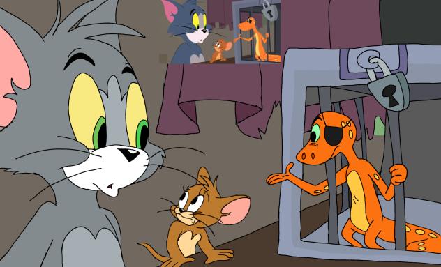 Redrawinga scene on theTom and Jerryshow