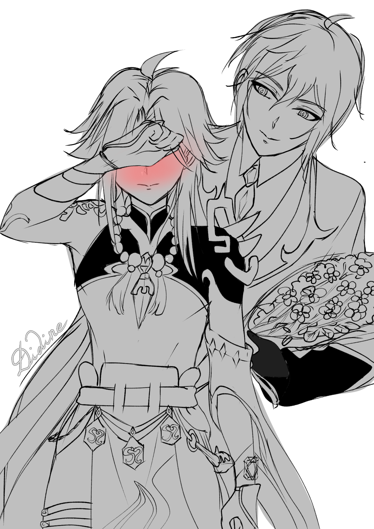 zhongli flower ibisPaint