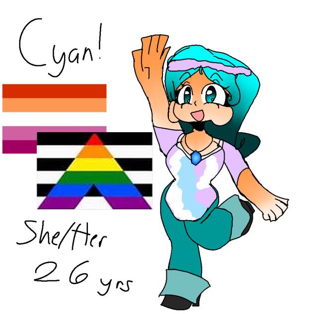 cyan among us