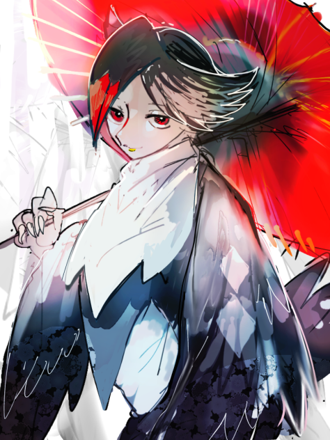 ムクホーク　擬人化