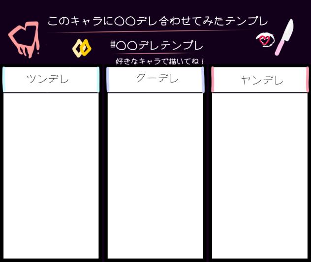 〇〇デレテンプレ