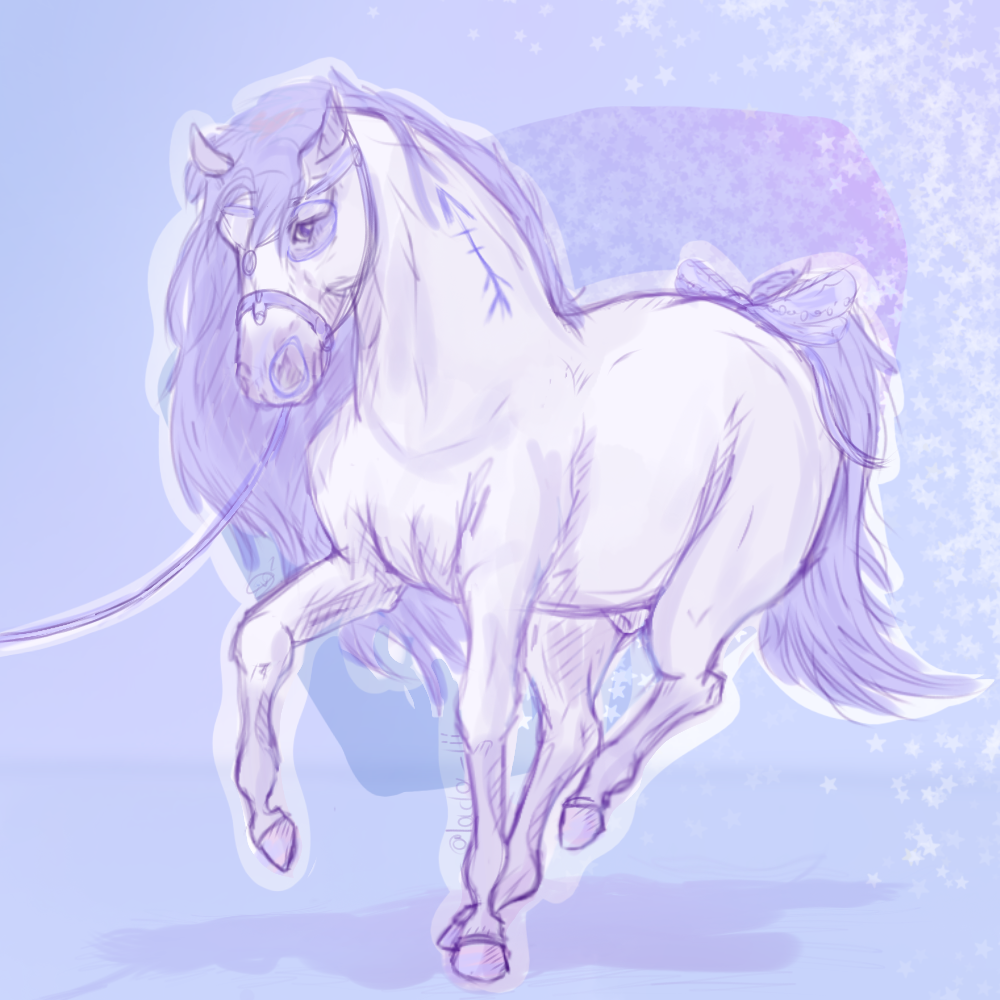 horse sketch - ibisPaint