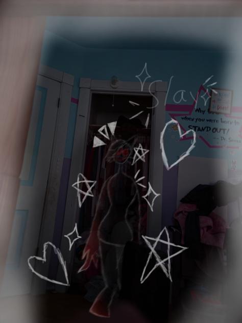 The demon of my closet😭😭