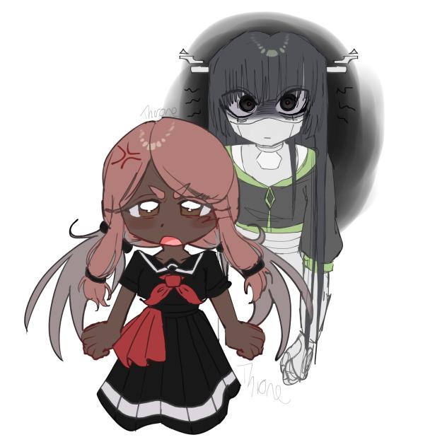 Menacing mini and x doodle