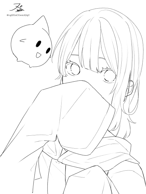 代理ﾁｬﾝ 【リクエスト7】線画