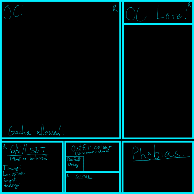 Submission template for my comic