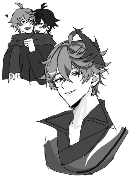 タルタリヤ 鍾離 練習 - ibisPaint