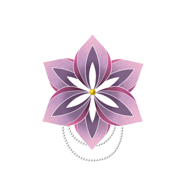 名も無き花のブローチ