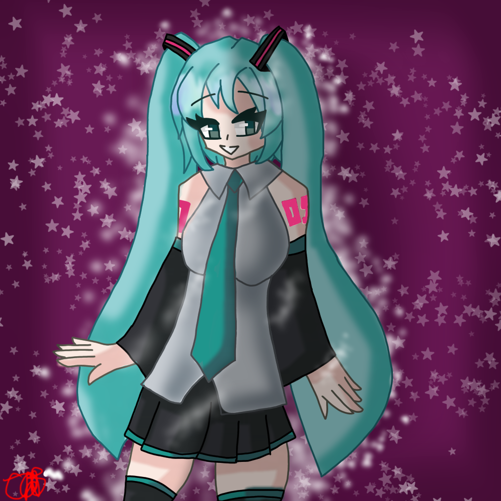 Miku 🩵🩷 - ibisPaint