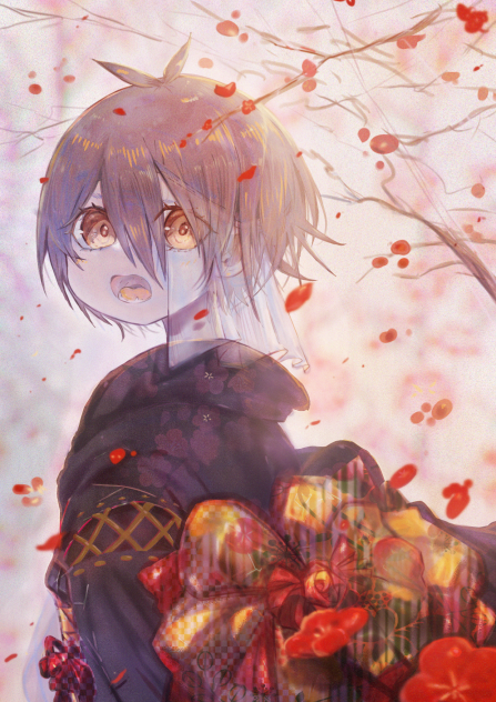 【雀のあの子】オリジナルイラスト【アイビスペイント】