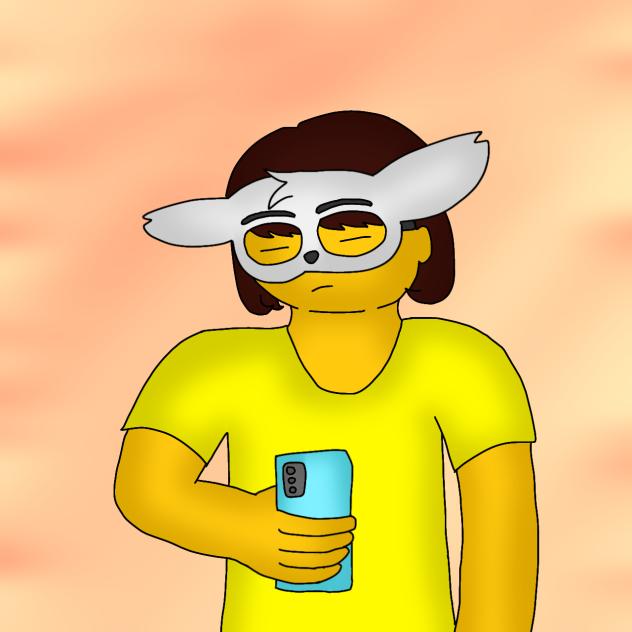 Frisk Holding Phone