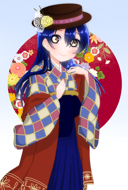 園田海未 大正ロマン
