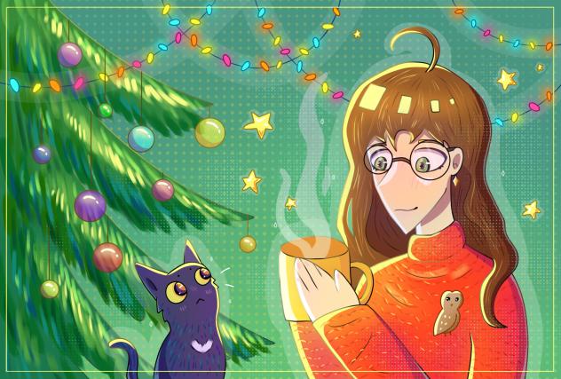 Предновогодний рисуночек