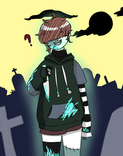 Cute zombie - ibisPaint