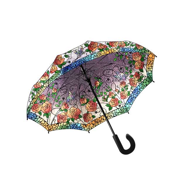 ステンドグラス風傘