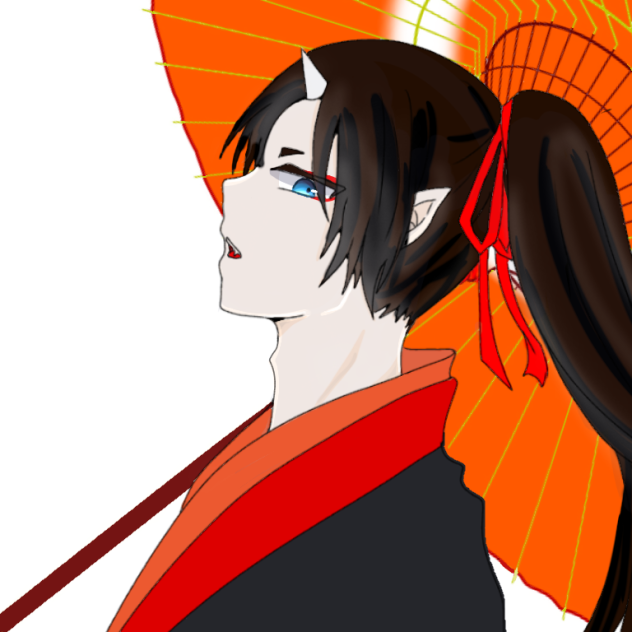 鬼灯　ポニテ