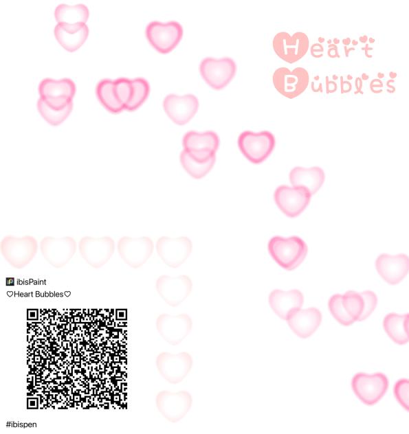 Brush 3 - Heart Bubbles