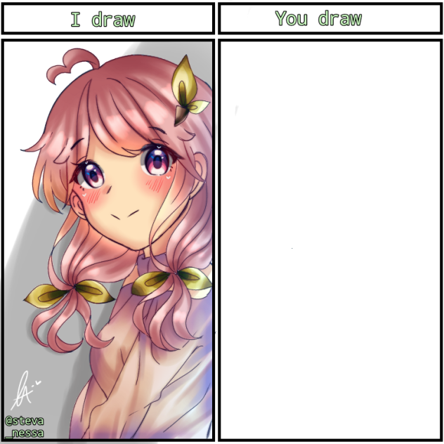 I draw you draw 。