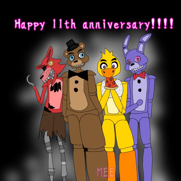 Fnaf 11th anniversary!!!!