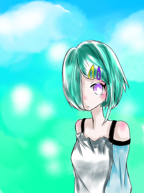 天羽ちゃん描きました！