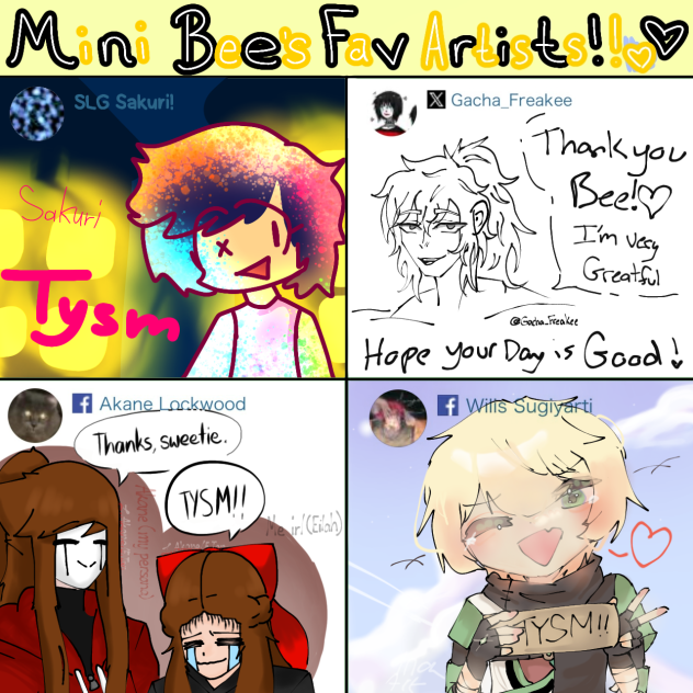 Bee's Favorite Artists